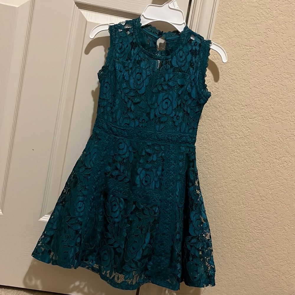 NWOT beautiful green dress for a girl